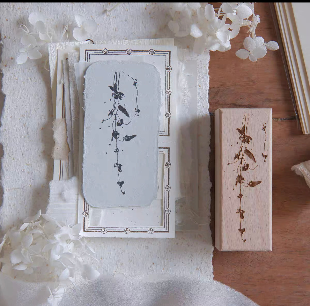 Jeenzaa Zoey Studio - < Moon shadow  Branch> | Rubber Stamps