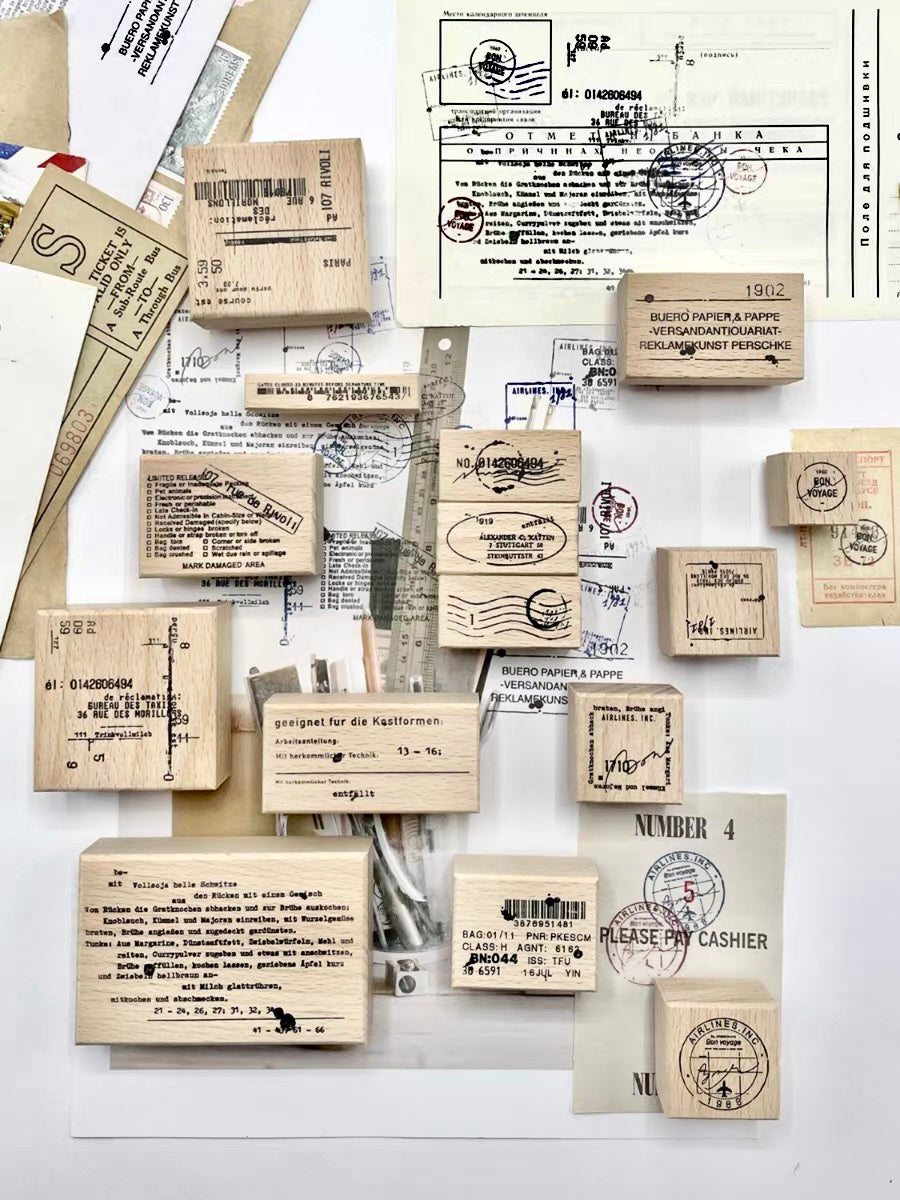 NEW! Christian - < Bon Voyage > | Rubber Stamps
