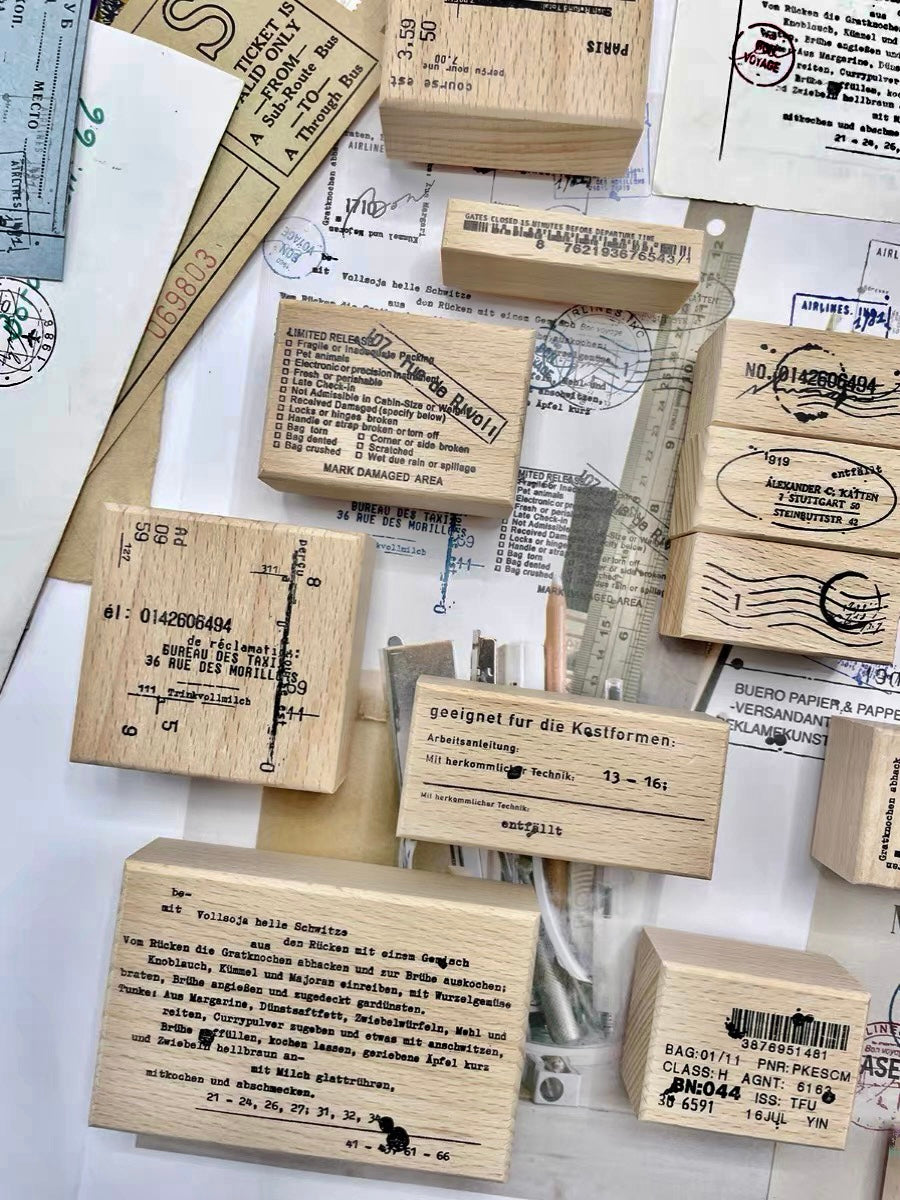 NEW! Christian - < Bon Voyage > | Rubber Stamps
