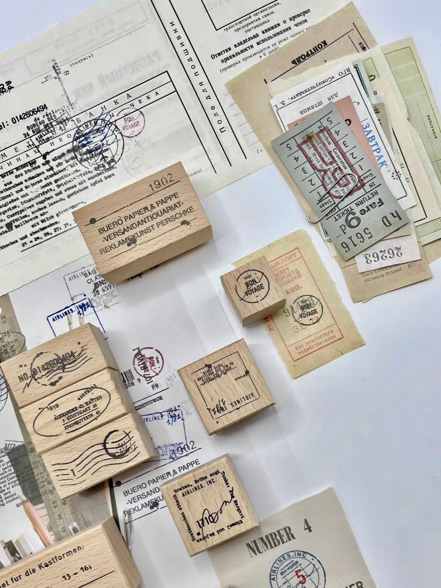 NEW! Christian - < Bon Voyage > | Rubber Stamps