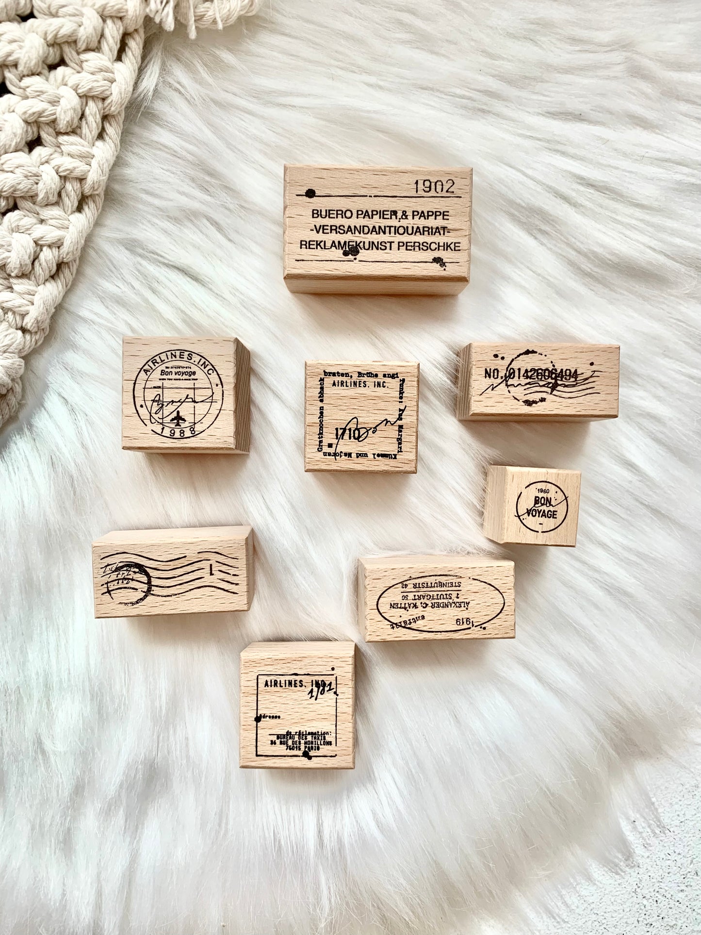 NEW! Christian - < Bon Voyage > | Rubber Stamps