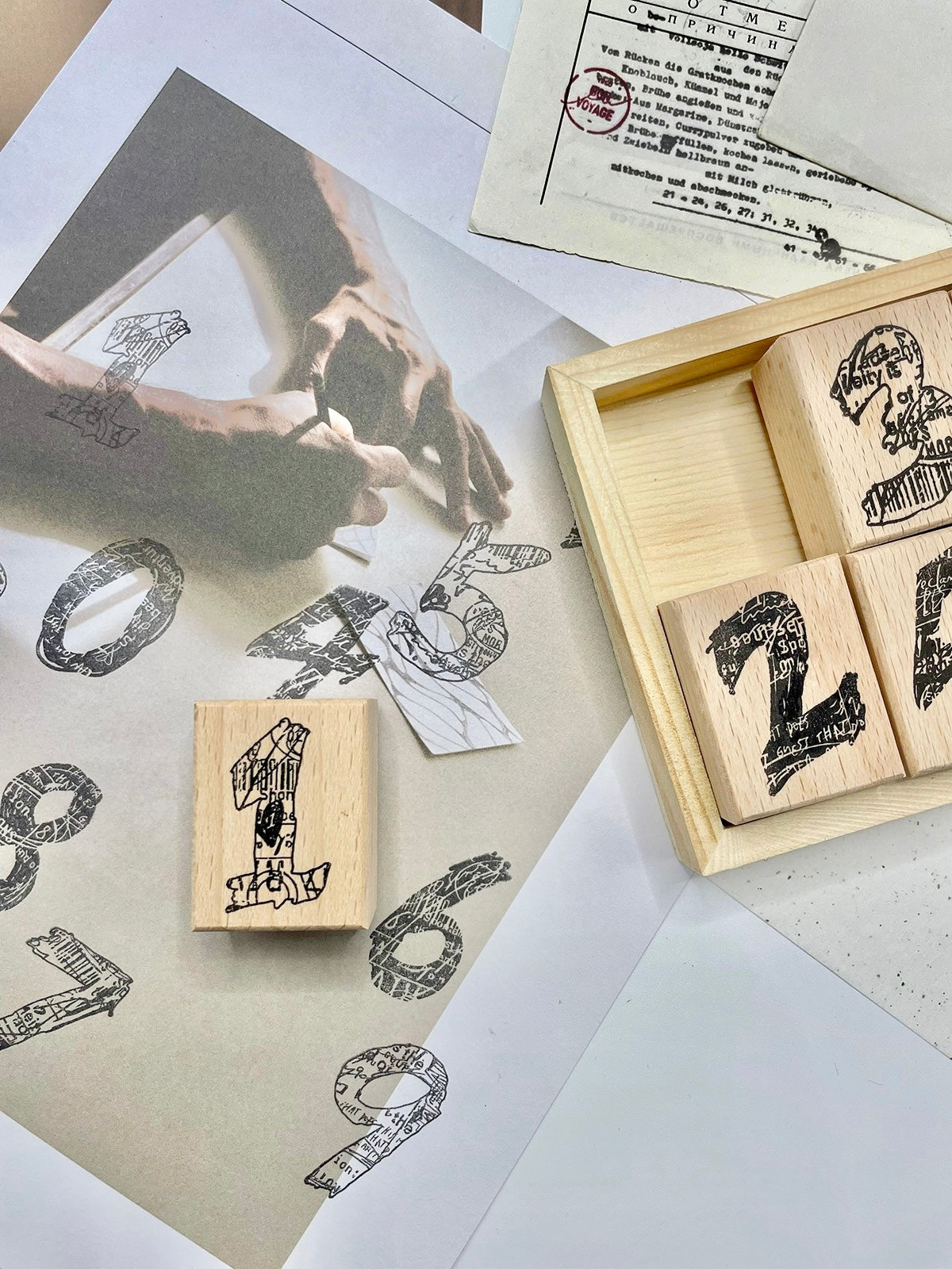 NEW! Christian - <Numbers 03> | 10pcs Rubber Stamp Set