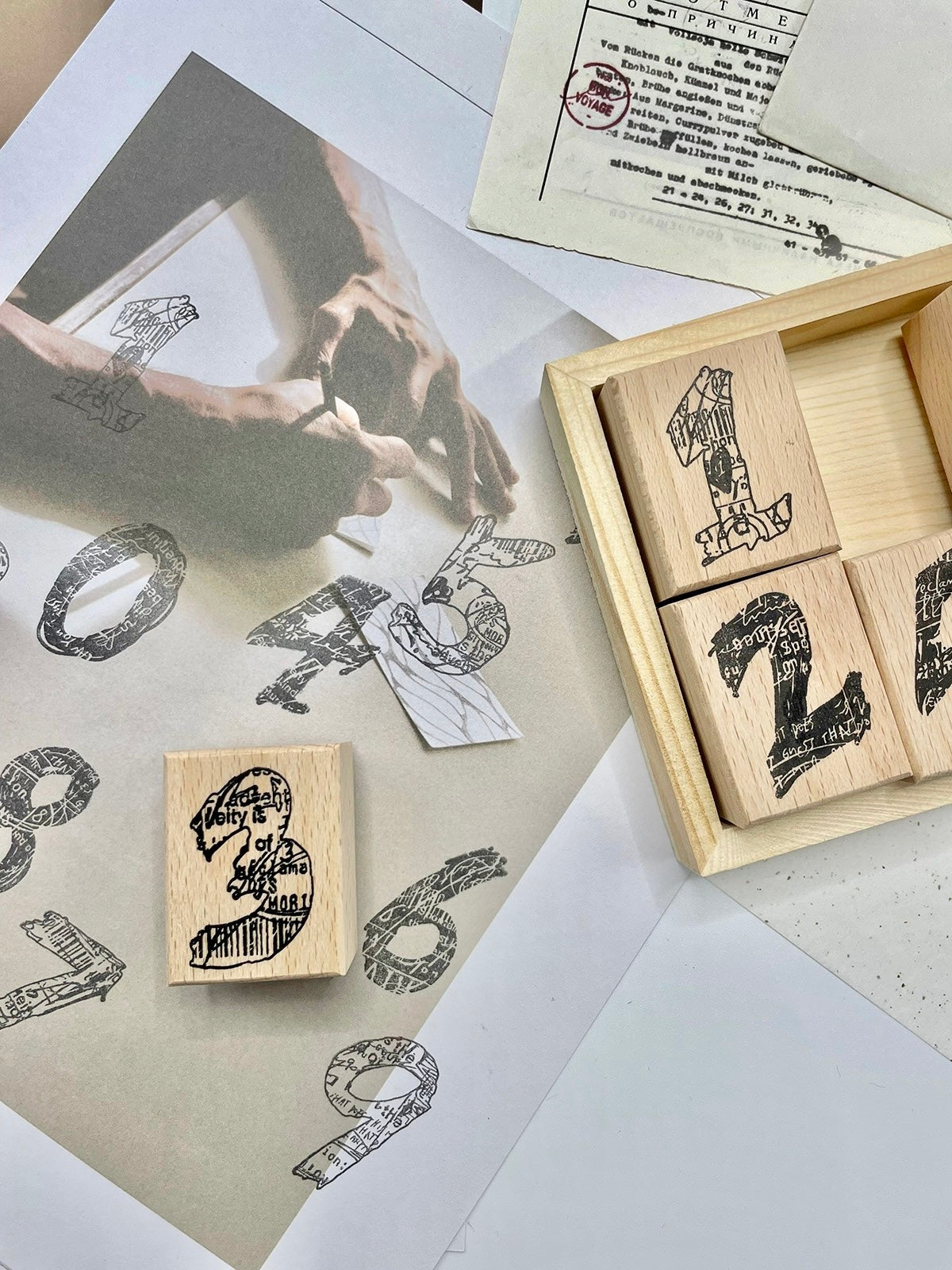 NEW! Christian - <Numbers 03> | 10pcs Rubber Stamp Set