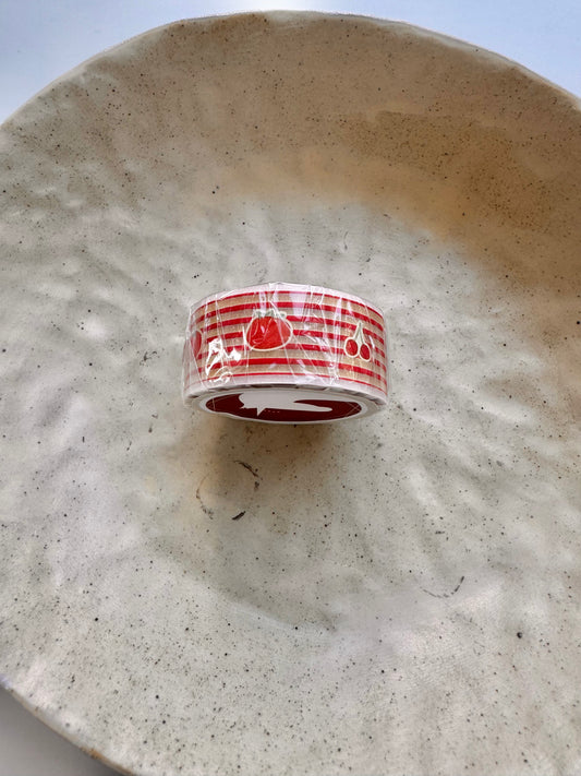 NEW! Benchu Studio - Red | 2cm Glitter Brushed | Release Paper | 5.1M | Basic Tape