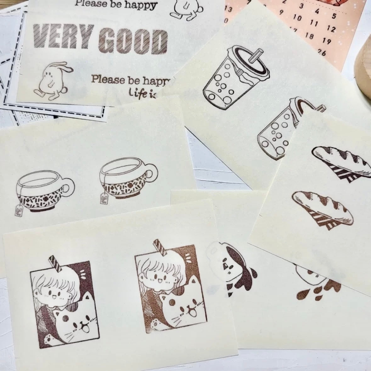 NEW Star Studio - The Tiny Cutie | 21pcs Clear Stamp Set | Silicone Stamp