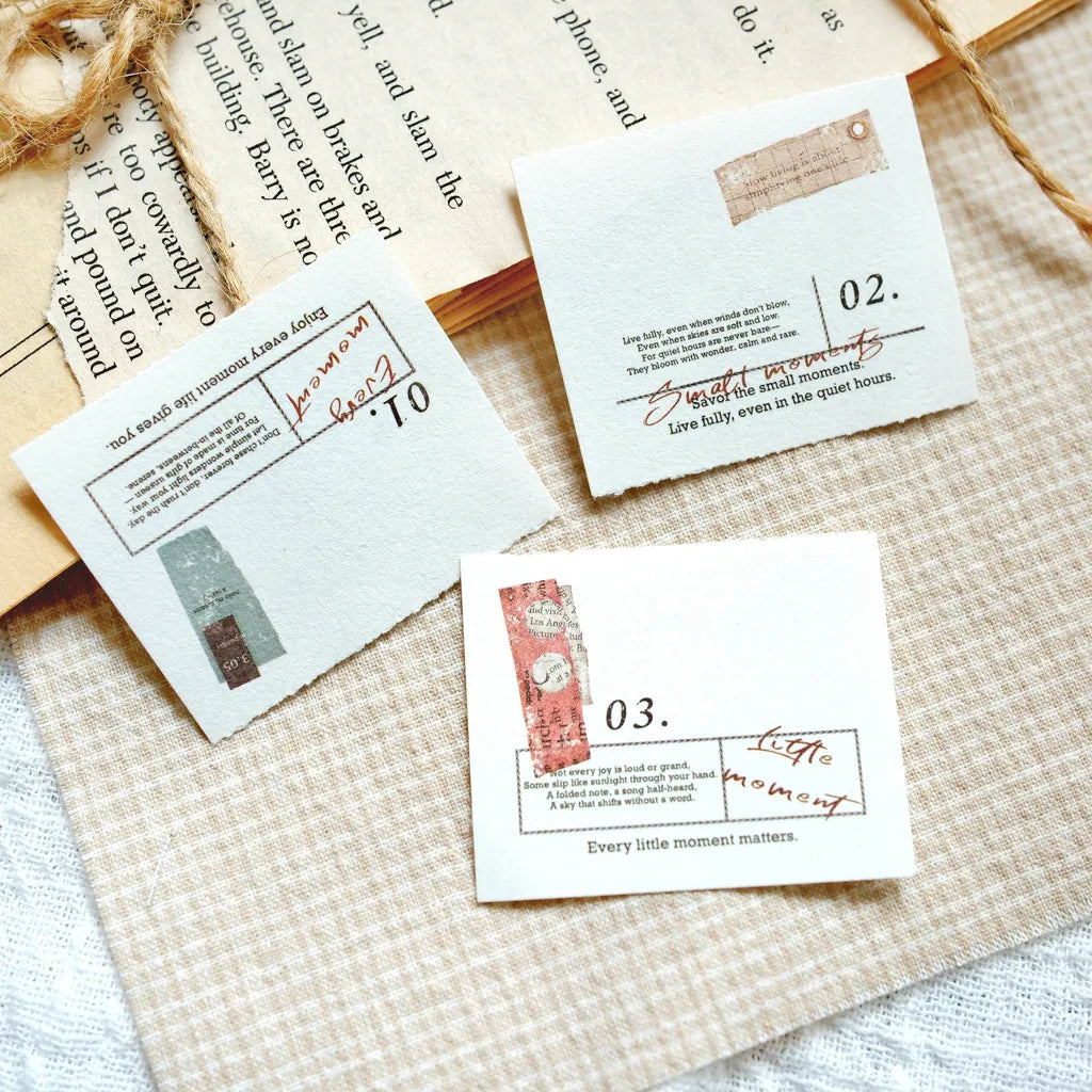 NEW! Sonia - A Moment on Paper C | 50pcs Notebook | Ephemera Paper