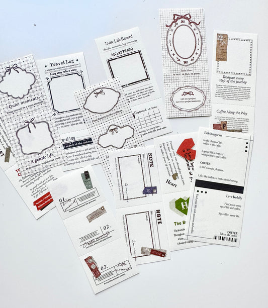 ESH - Sonia Notebook MIX | 55pcs Notebook | Ephemera Paper
