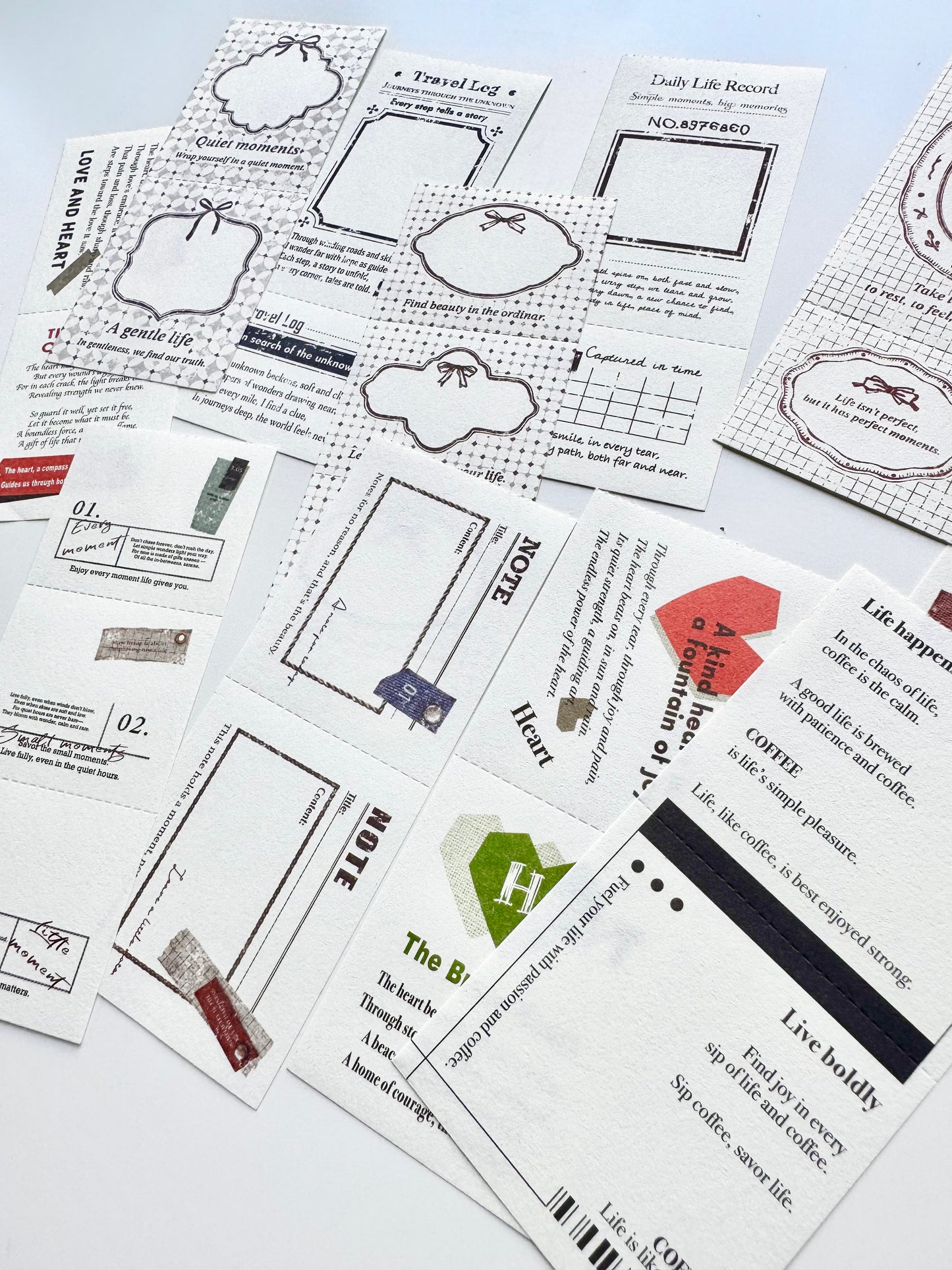 ESH - Sonia Notebook MIX | 55pcs Notebook | Ephemera Paper