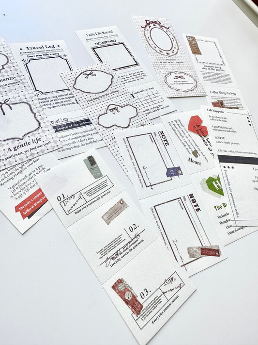 ESH - Sonia Notebook MIX | 55pcs Notebook | Ephemera Paper