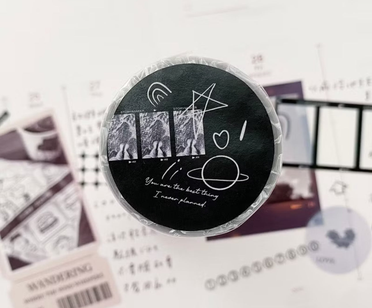 NEW! Hairmo - Wander in the Scenery | Kiss-cut | 5cm PET Tape | Release Paper | 5M