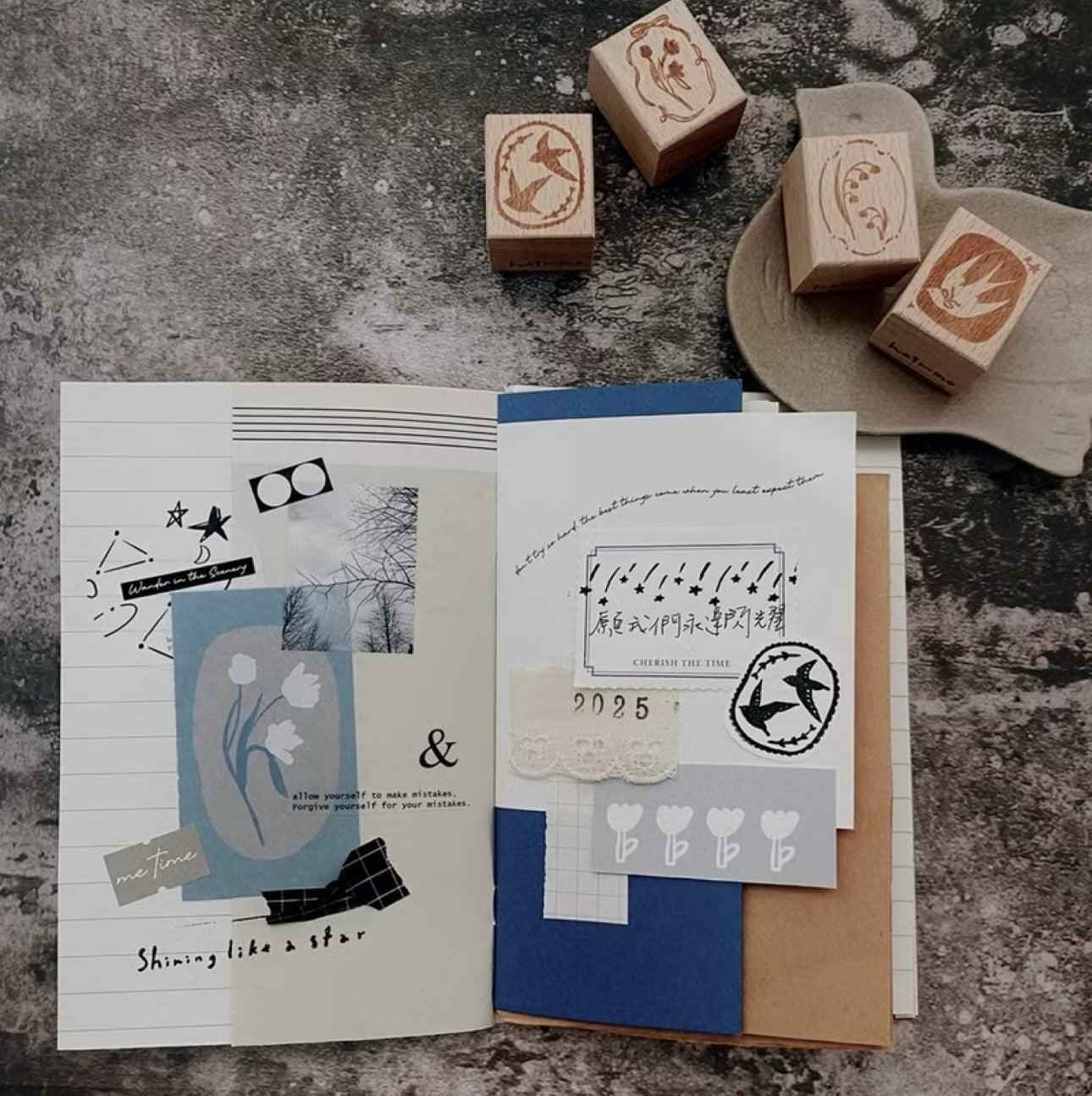 NEW! Hairmo - Flower Appearance | Rubber Stamps