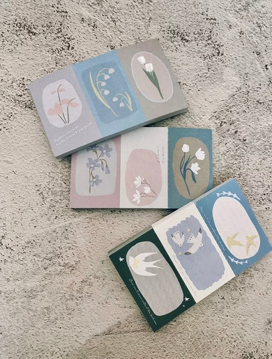 NEW! Hairmo - Flower Appearance | 50pcs Notebook | Ephemera Paper