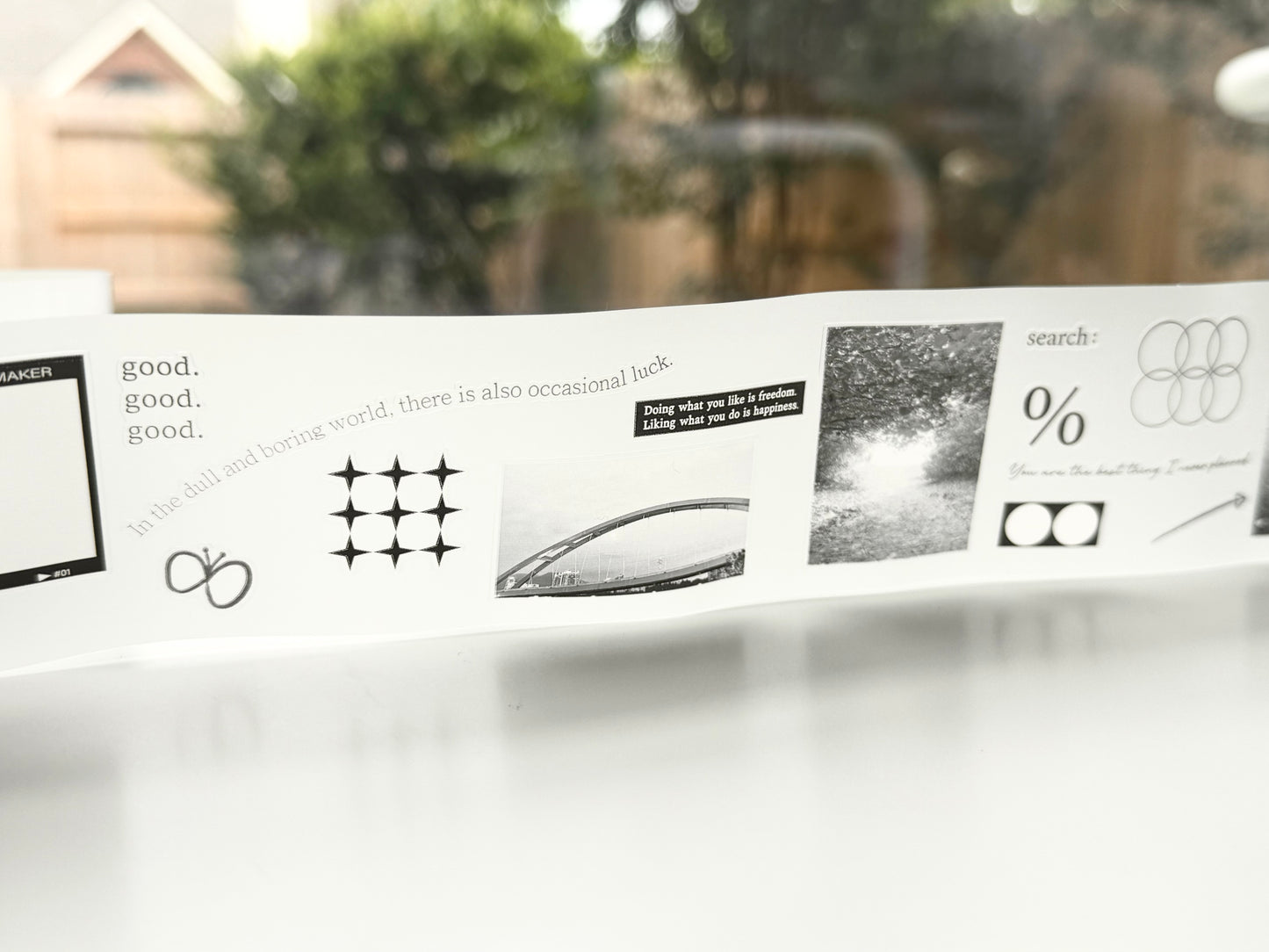 NEW! Hairmo - Wander in the Scenery | Kiss-cut | 5cm PET Tape | Release Paper | 5M