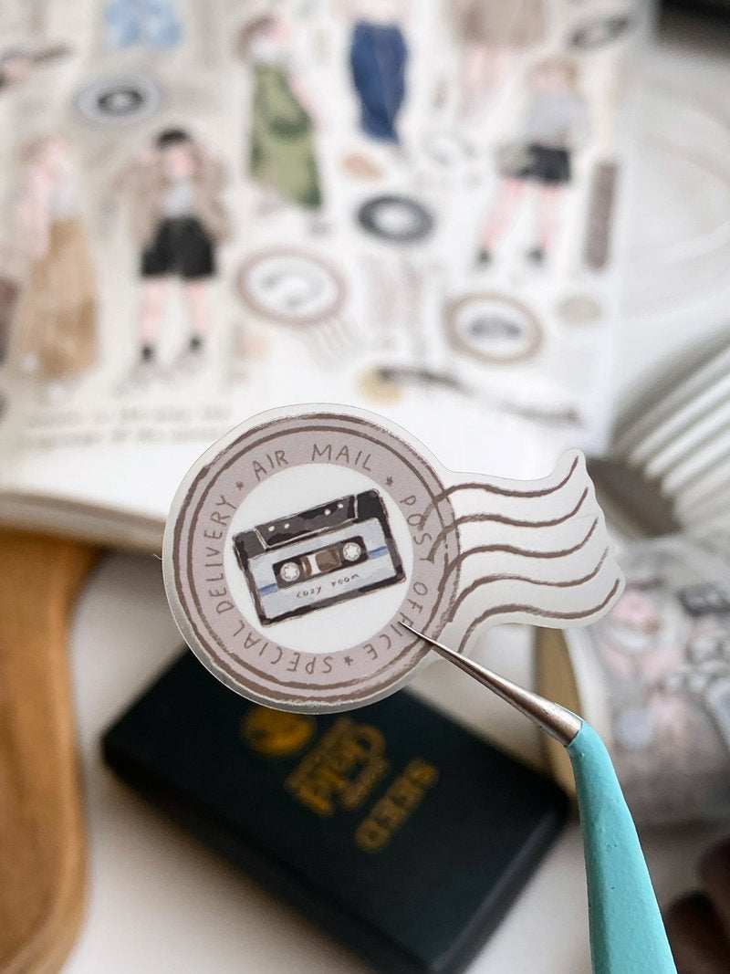 NEW VERSION! Cozyroom Studio - Melody Muse | Kiss-cut | 5cm PET Tape | Release Paper | 5M