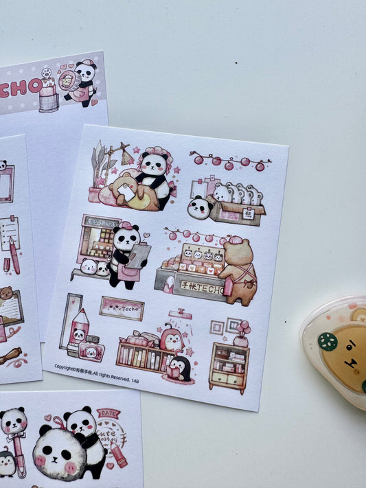 NEW! EverEin - Techo | 3 Sheets | Washi Paper | Kiss-cut | Sticker