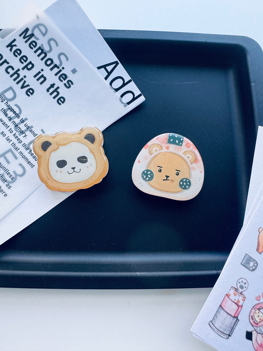 NEW! EverEin - Bearhead | Acrylic Resin Clip