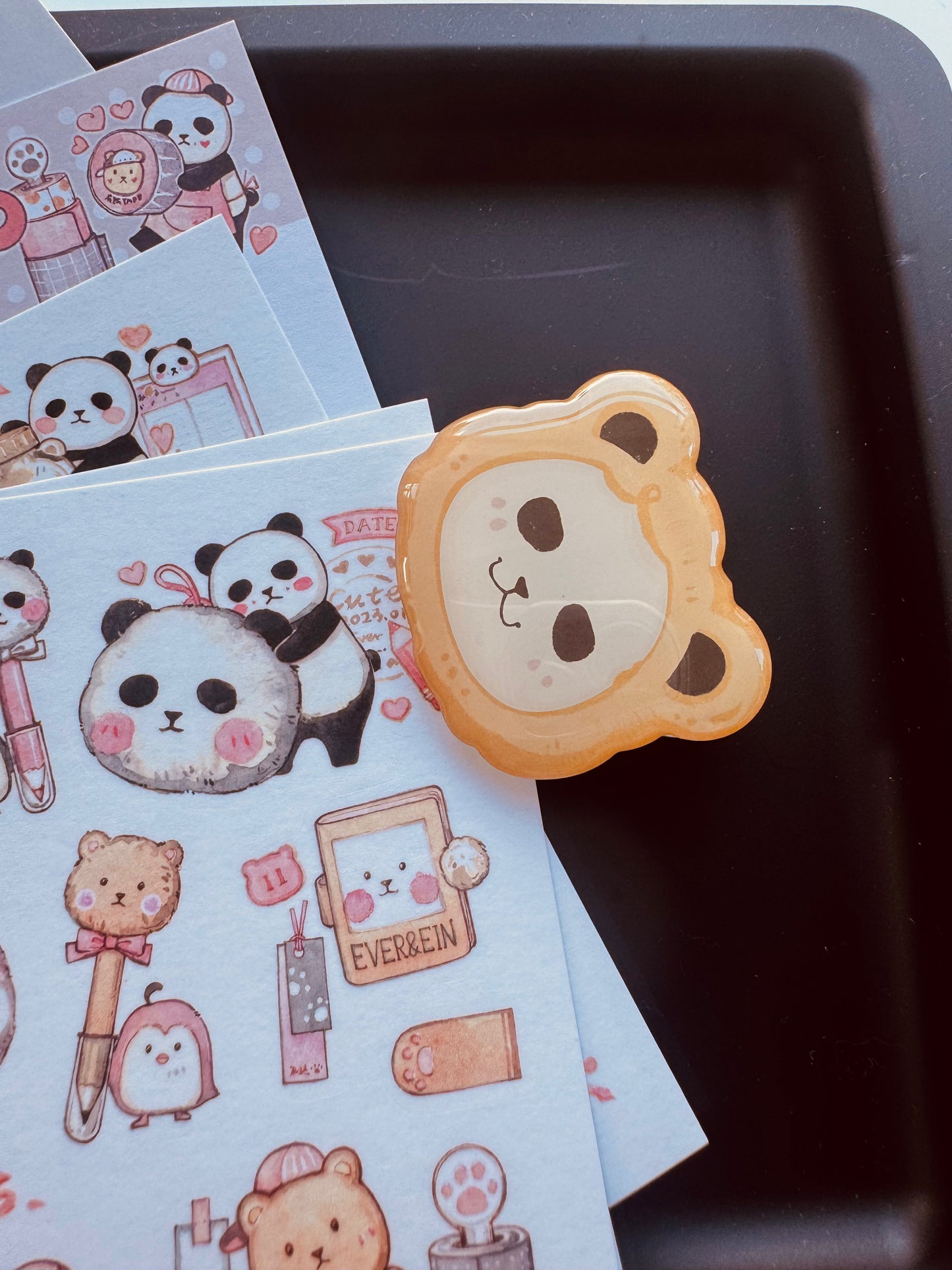 NEW! EverEin - Bearhead | Acrylic Resin Clip
