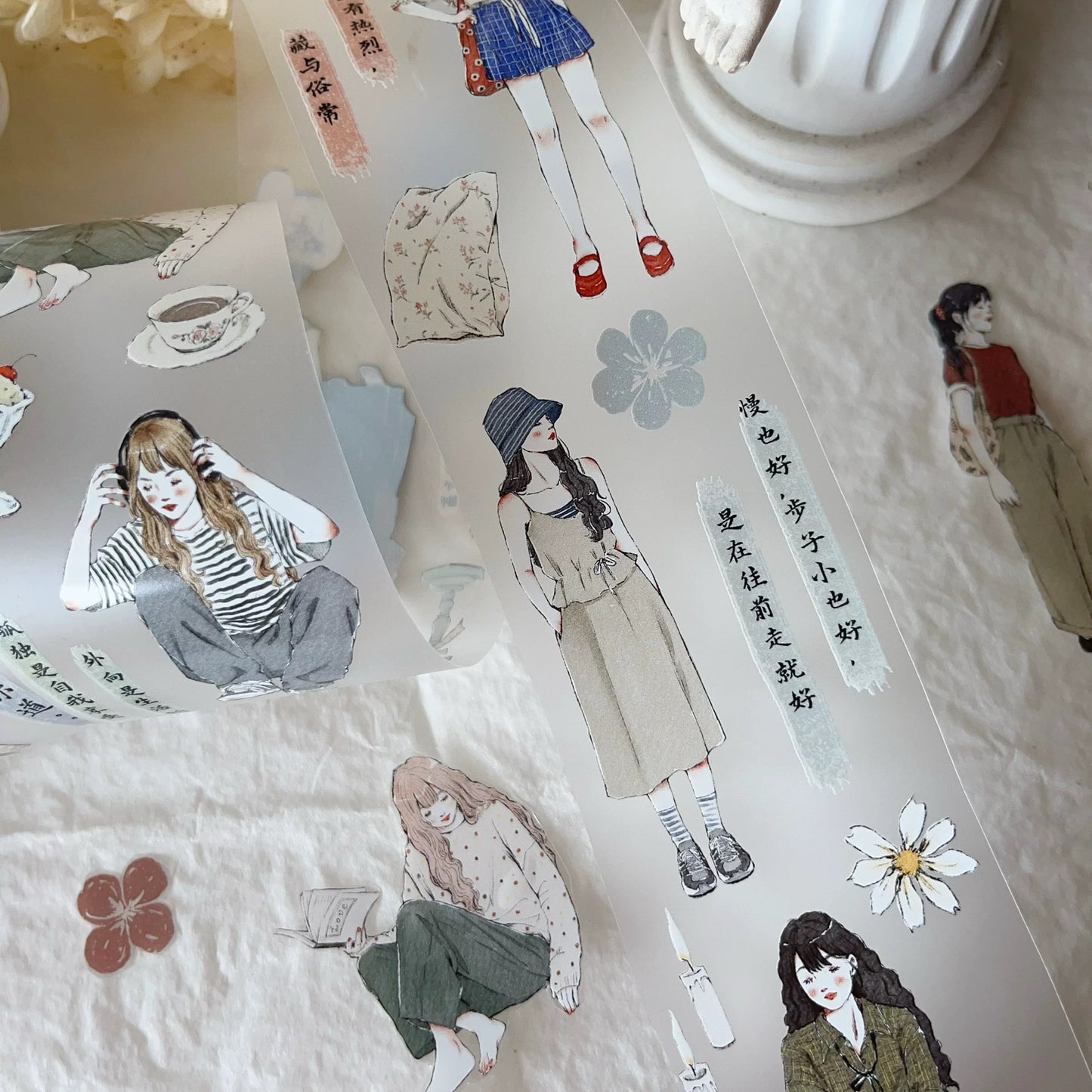 Yier Studio - Serene Times | 5.5cm Tape |  Release Paper | 6M