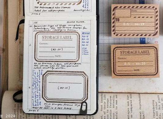 Kurukynki - Classique -Big Label | Rubber Stamps