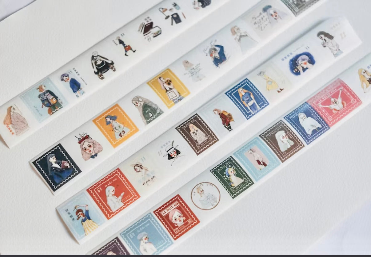 La Dolce Vita - Sweet Mail| 3cm Die Cut Washi Tape | Release Paper