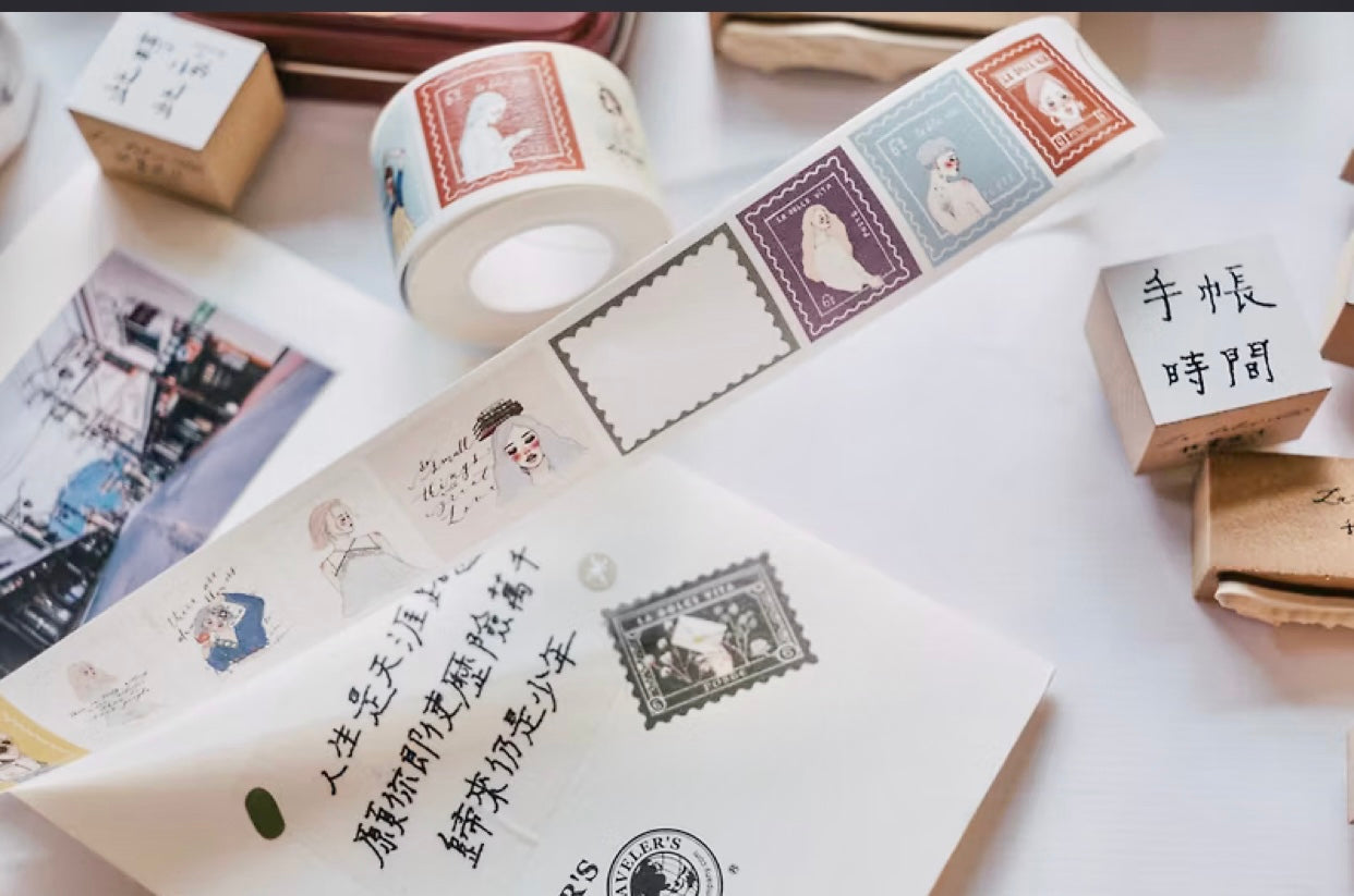 La Dolce Vita - Sweet Mail| 3cm Die Cut Washi Tape | Release Paper