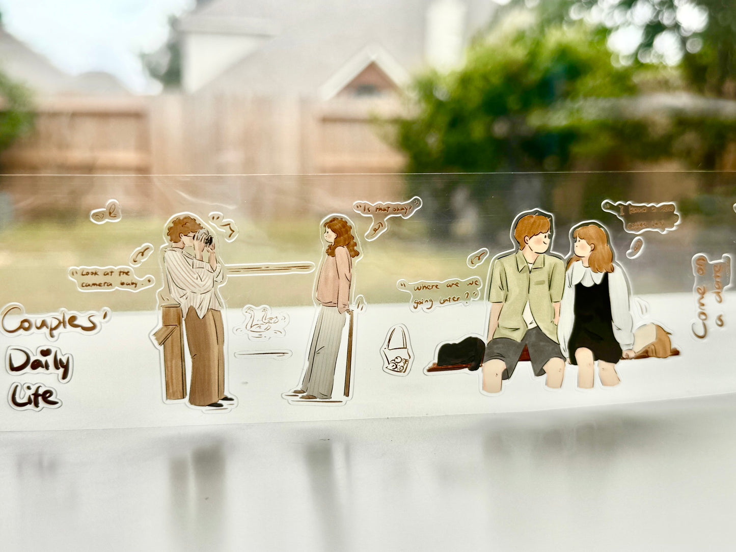 NEW VERSION!! Wendy Studio - Be Together | Kiss-cut | 6cm PET Tape | Release Paper |5M
