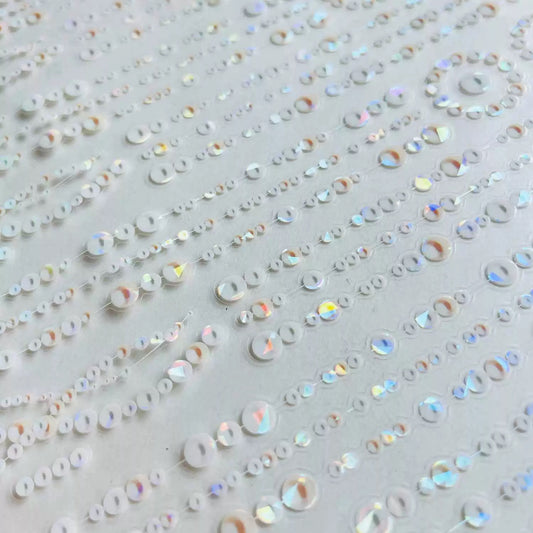 Say Studio - Pearl | 5cm Kiss-cut | Iridescent PET Tape | Release Paper | 5M