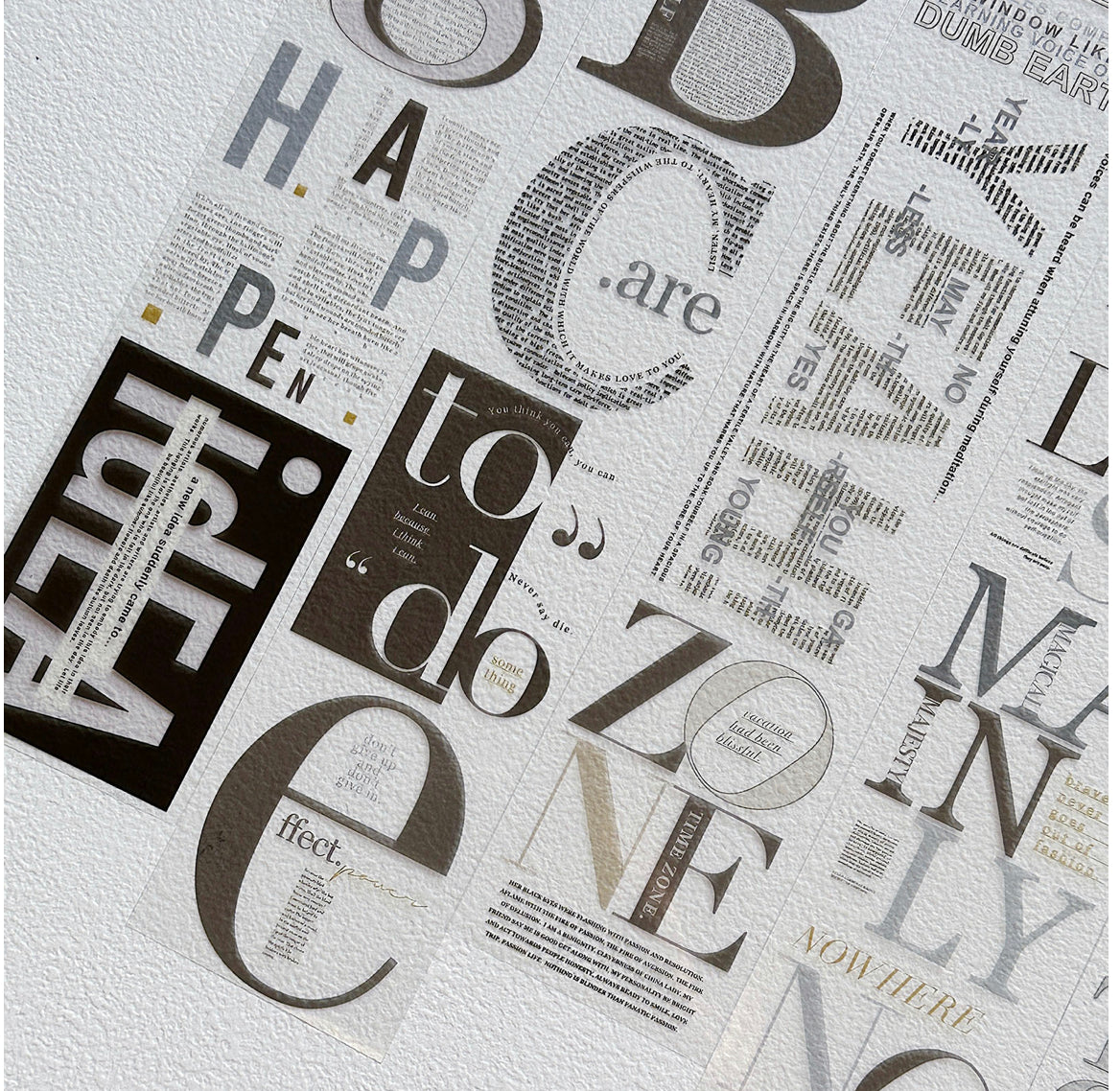 Asteroid B-610 - A-Z Dark Gray | 5cm Glossy PET | Release Paper