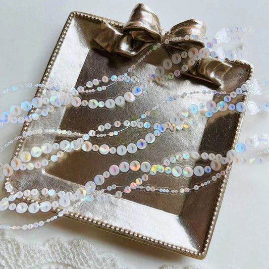 Say Studio - Pearl | 5cm Kiss-cut | Iridescent PET Tape | Release Paper | 5M