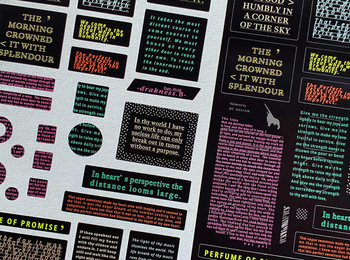 Asteroid B-610- To Brighten Your Life| 2 Sheets | Sticker