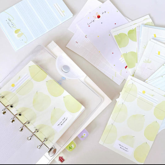 NEW! Wild Berry - Fresh |A7 Size | 40 pcs Memo Pad | Ephemera Paper | Double-sided Print
