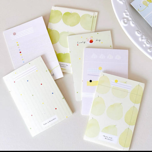NEW! Wild Berry - Fresh |A7 Size | 40 pcs Memo Pad | Ephemera Paper | Double-sided Print