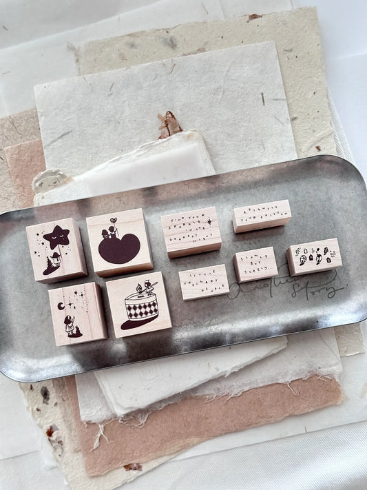 NEW! Nove Production - Little Ordinary People | Rubber Stamps