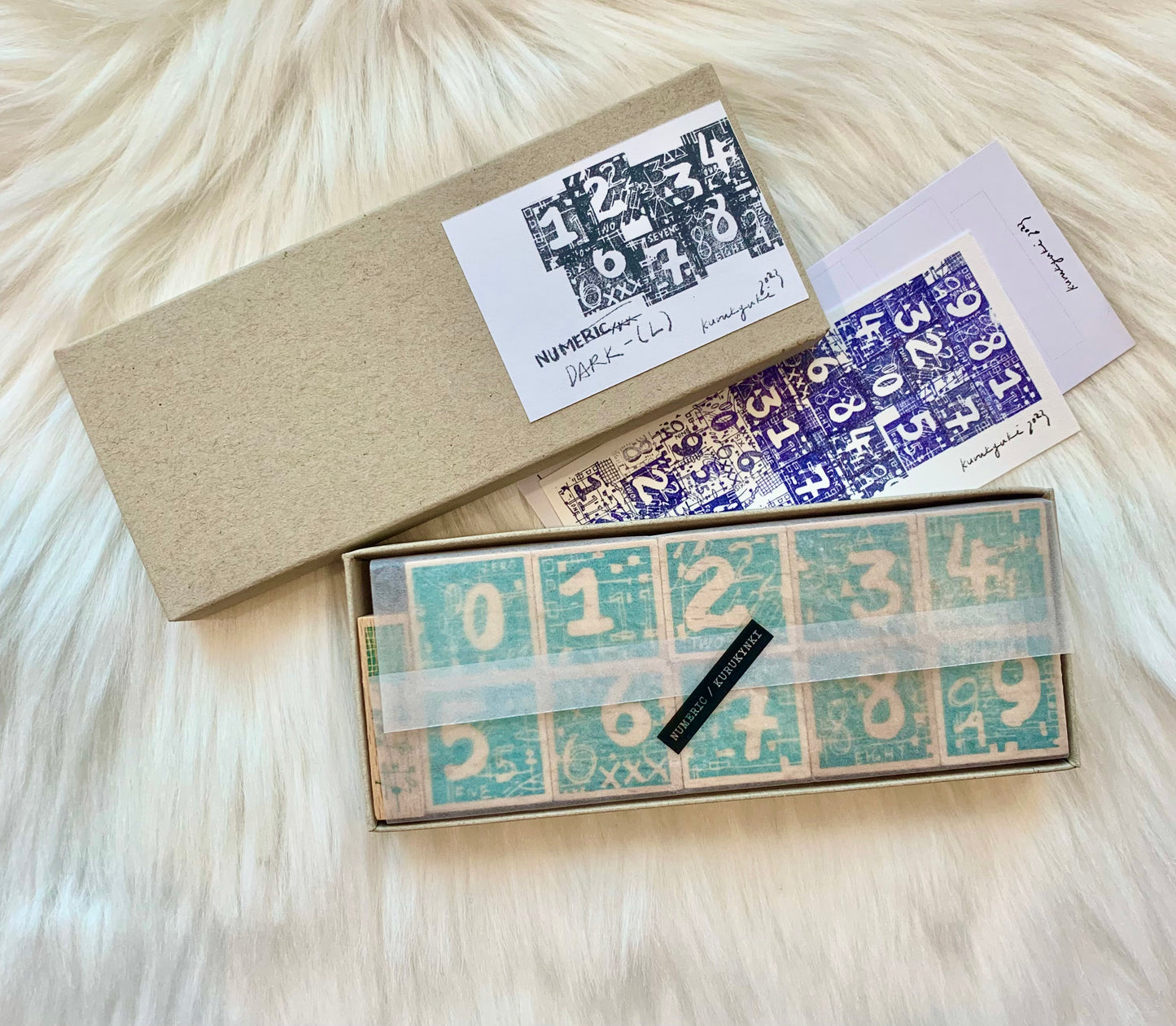 Kurukynki - Numeric | Rubber Stamp Set