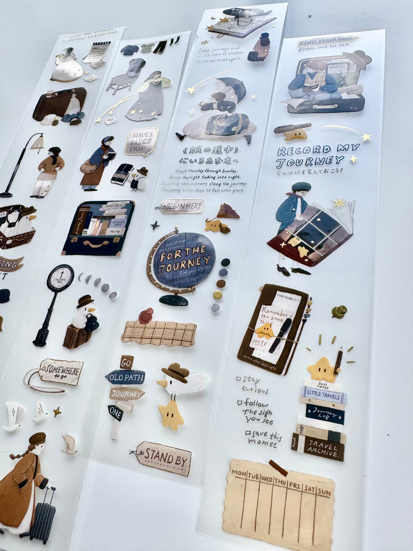 NEW! Yamadoro - For The Journey | Gold Foil | 4.5cm PET Tape | Release Paper | 10M