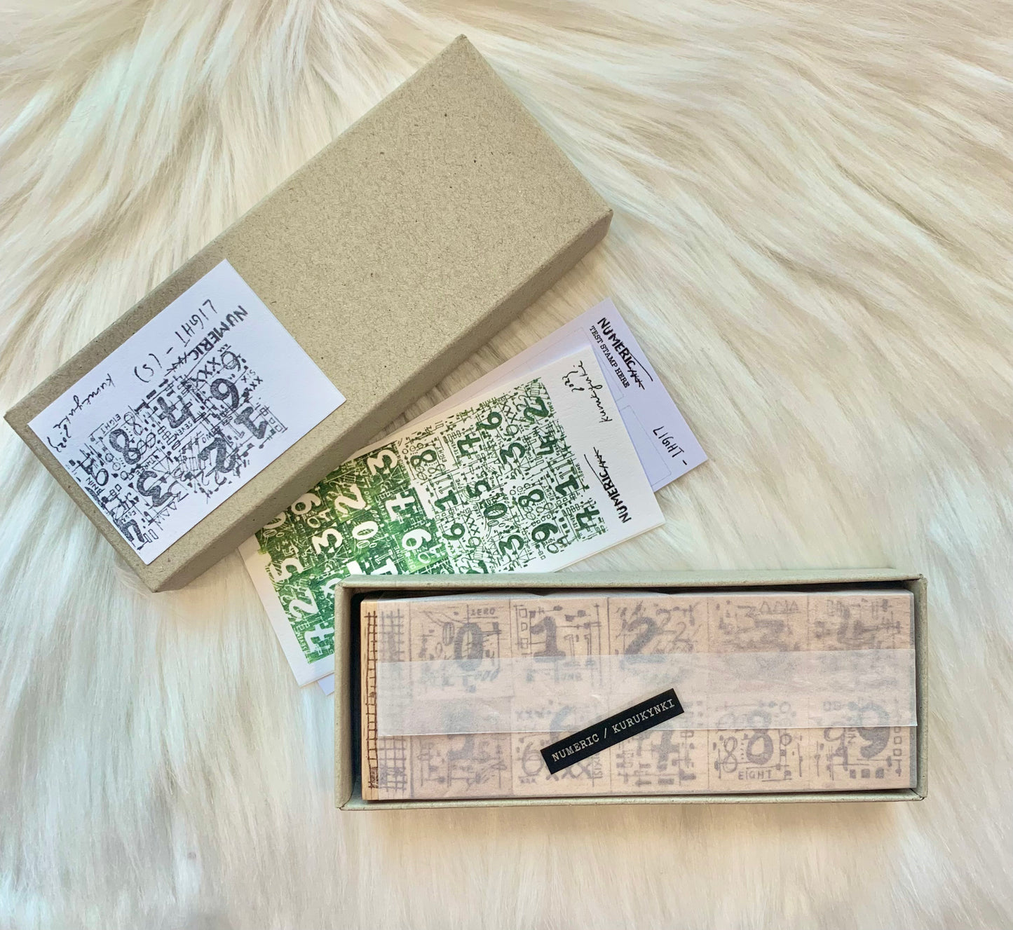 Kurukynki - Numeric | Rubber Stamp Set