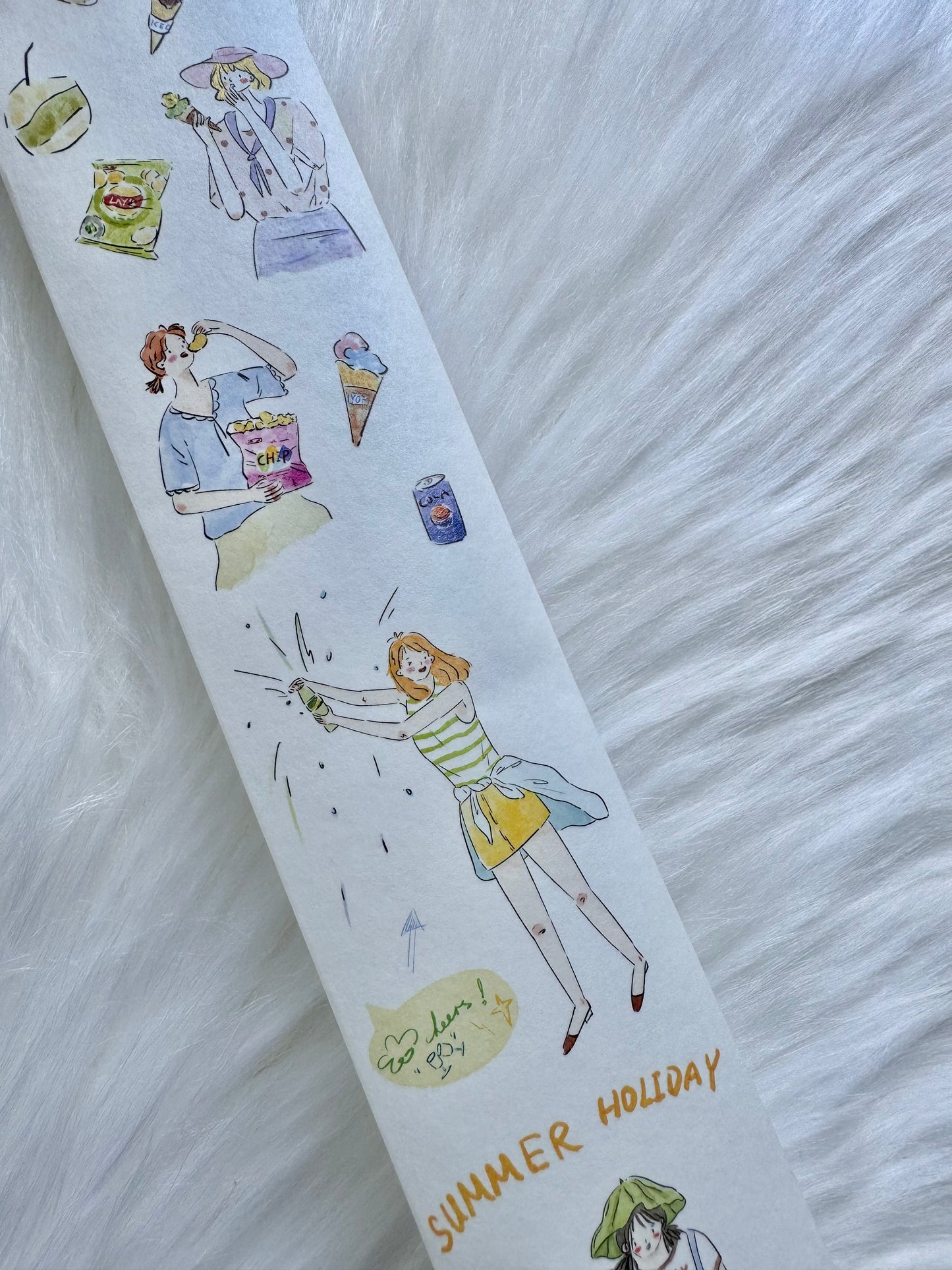 Lynn - Life Kaleidoscope B | 5cm Washi Tape | Release Paper | 5M