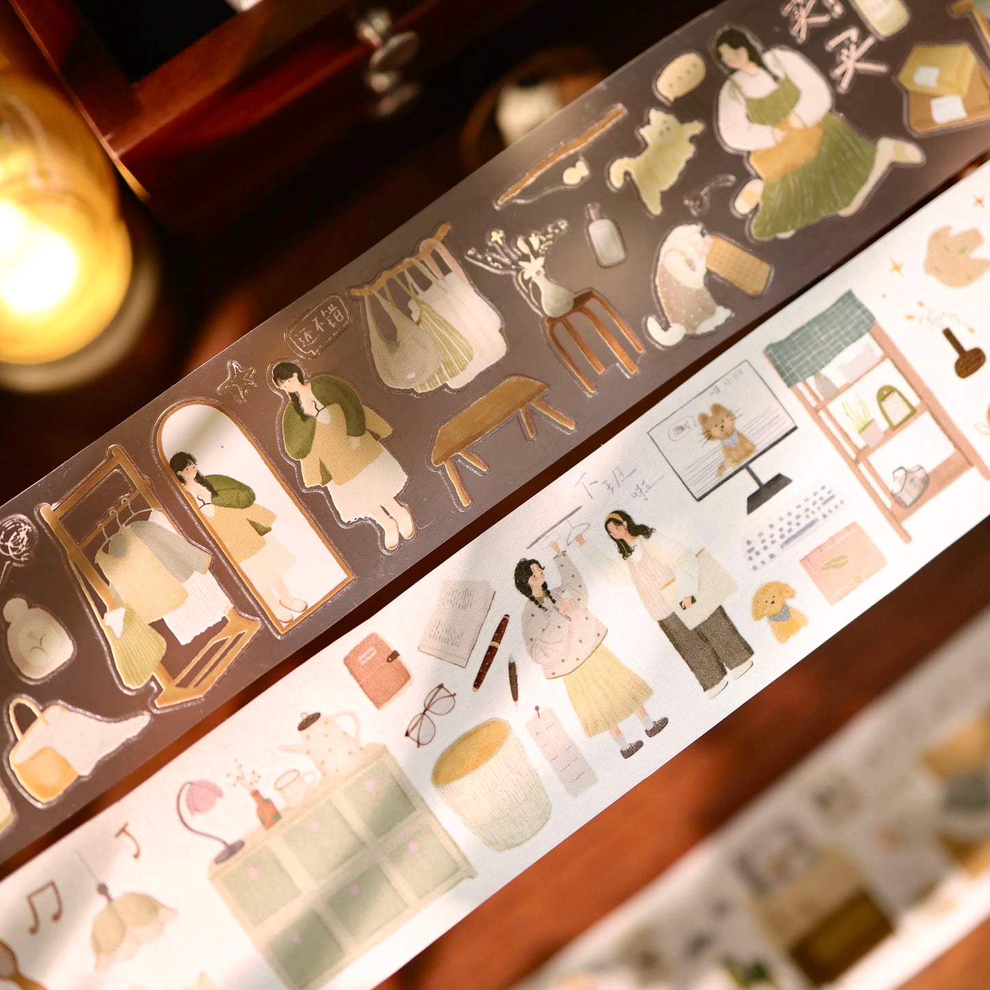 NEW! Yier Studio - A Fulfilling Day | Kiss-cut | 5cm Tape | Release Paper | 5M