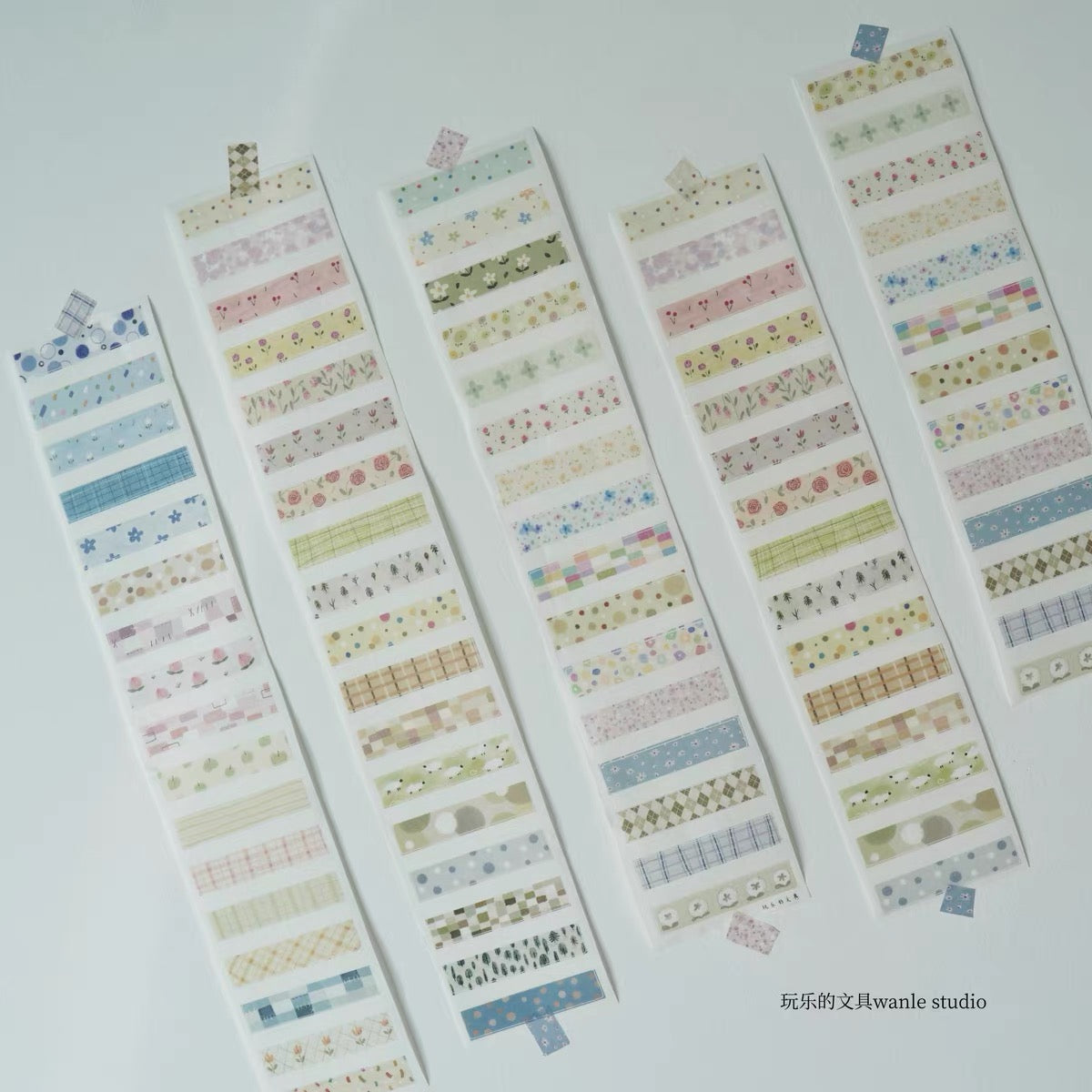 NEW Wongyuanle Vol.6 - Pattern | 5cm Basic Washi Tape | Release Paper