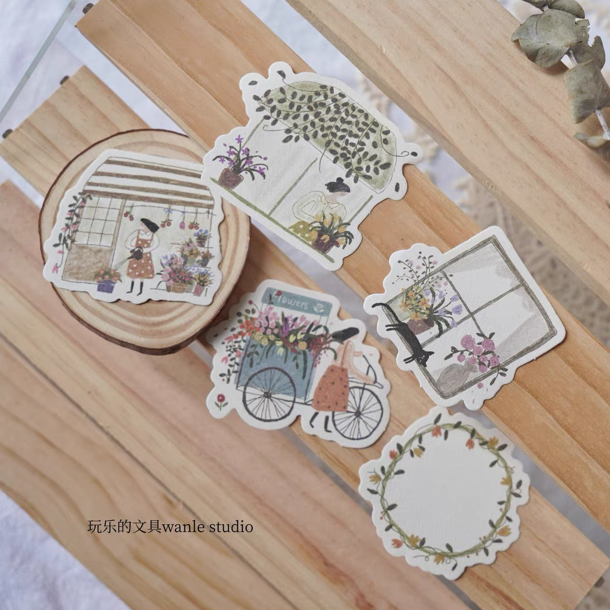 NEW Wongyuanle - Vol.6 About Flower | 30pcs Memo Pad | Ephemera Paper