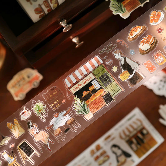 NEW! Yier Studio - Bakery Days | Kiss-cut | 5.5cm Tape | Release Paper | 5M