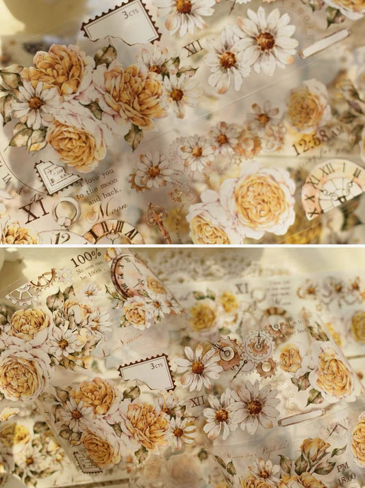 NEW! Yier Studio - Vintage Flower III | 6cm PET Tape |  Release Paper | 6M