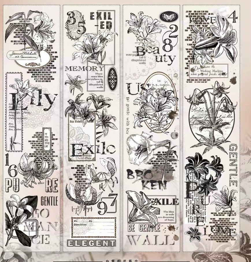 NEW! Yier Studio - Lily | 6cm PET Tape | Release Paper | 5M