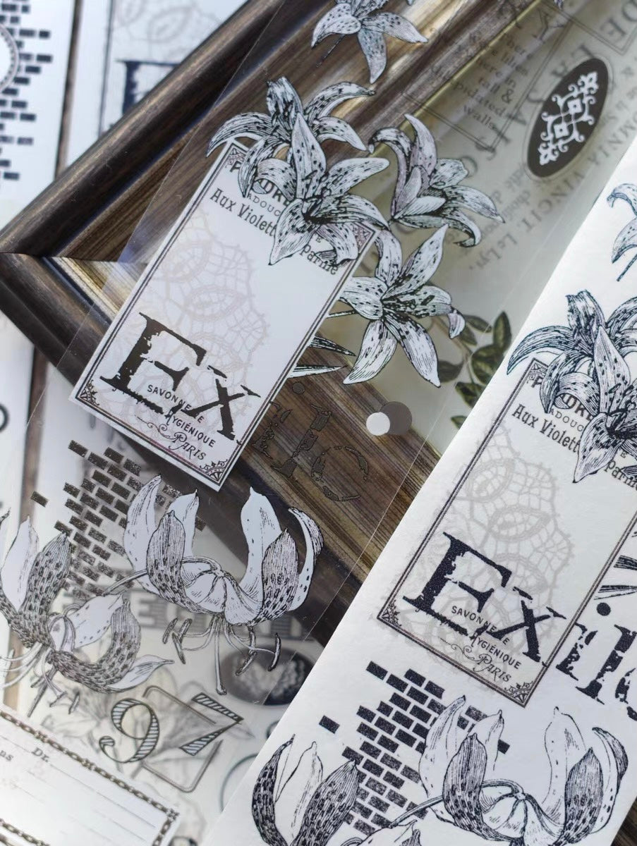 NEW! Yier Studio - Lily | 6cm PET Tape | Release Paper | 5M