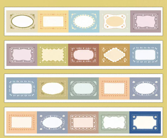 NEW! Yier Studio - Interframe Narrative  | Kiss-cut | 4.5cm Tape |  Release Paper | 5M