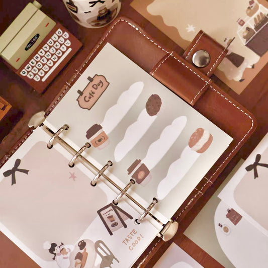 NEW! Yier Studio - Caramel Bread | M5 Size | 30 pcs Memo Pad | Ephemera Paper