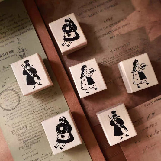 NEW! Yier Studio  - Tiny Bakers | Rubber Stamps
