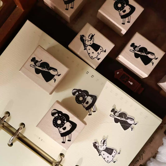 NEW! Yier Studio  - Tiny Bakers | Rubber Stamps