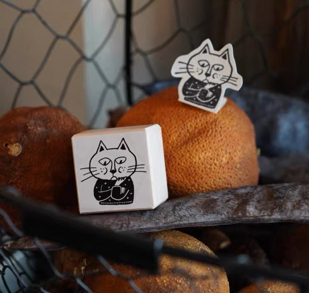 Sycolexxx - Cat's Life | 11pcs Rubber Stamp Set