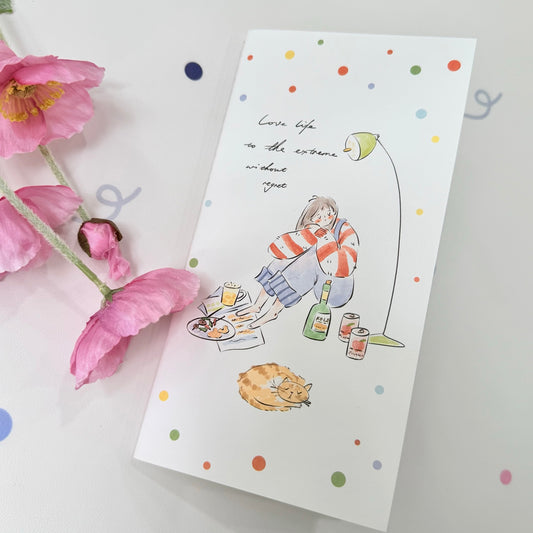 NEW! Lynn Illustration | 48p Traveler's Note Book | Standard Size | TN Refill | Journaling Accessories